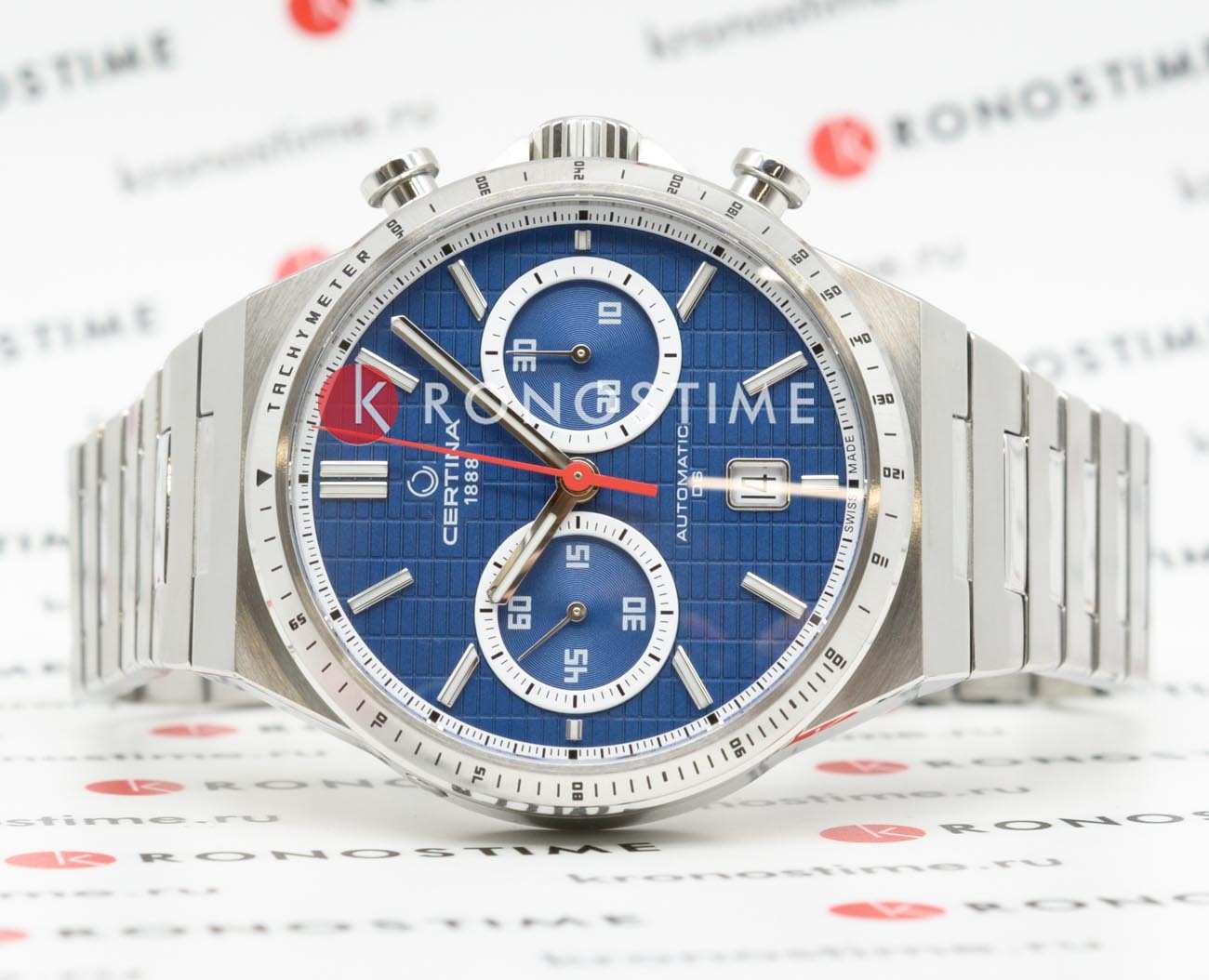 Certina Certina DS-7 Chrono Auto C043.427.11.041.00 , наручные мужские часы фото под углом