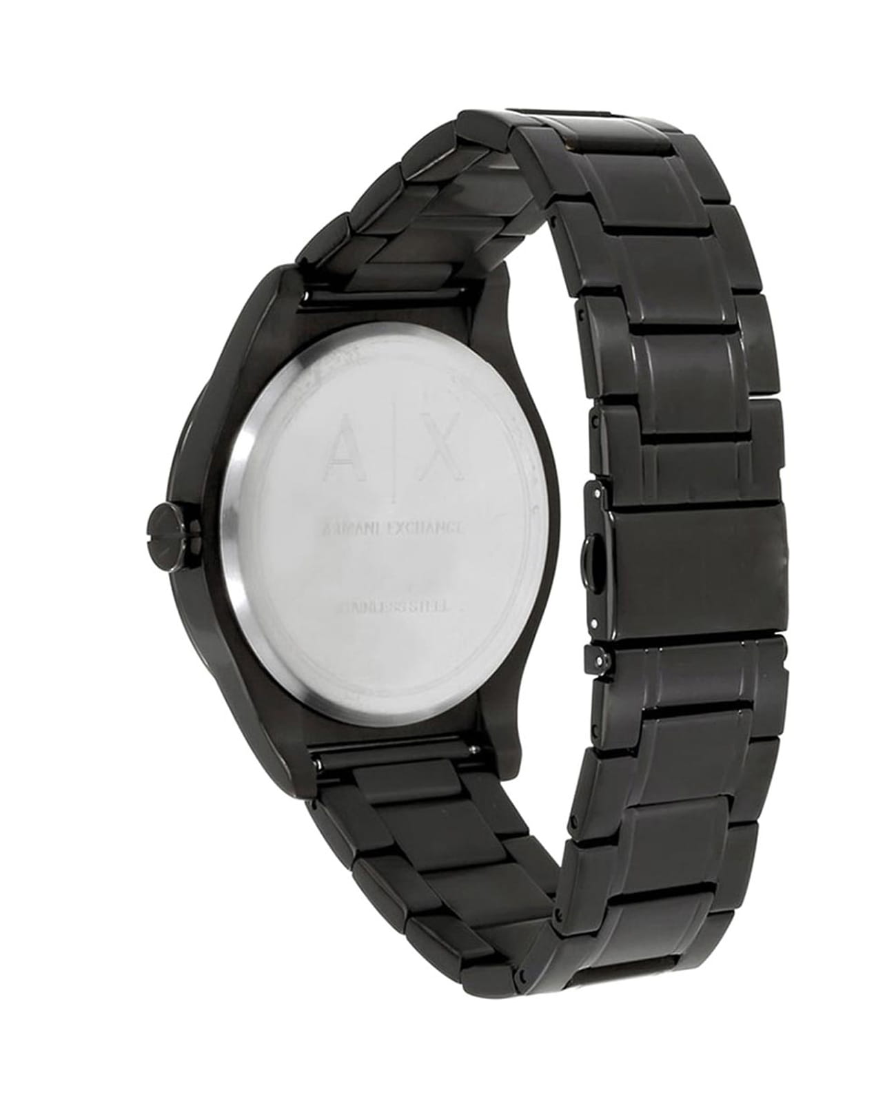 Armani Exchange Armani Exchange Fitz  AX7102 кварцевые мужские часы часы крупный план черный циферблата