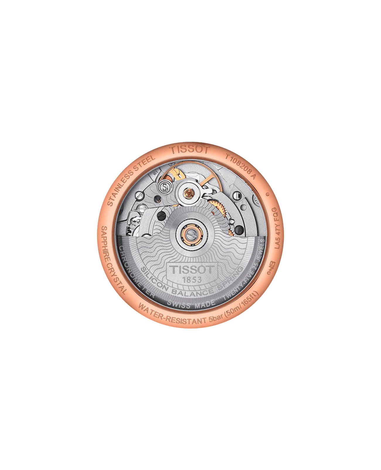 Tissot Tissot Ballade Powermatic 80 COSC Lady T108.208.33.117.00 Ballade, наручные женские часы фото под углом