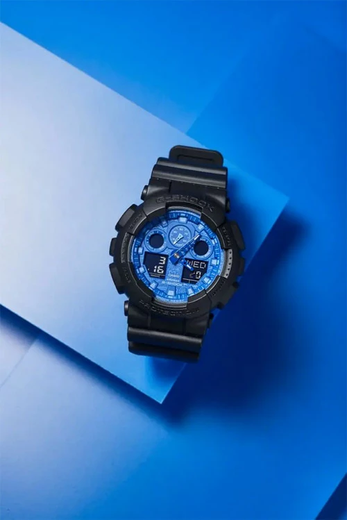 Casio Casio G-Shock GA-100BP-1A япония наручные мужские часы заводная головка с логотипом Casio