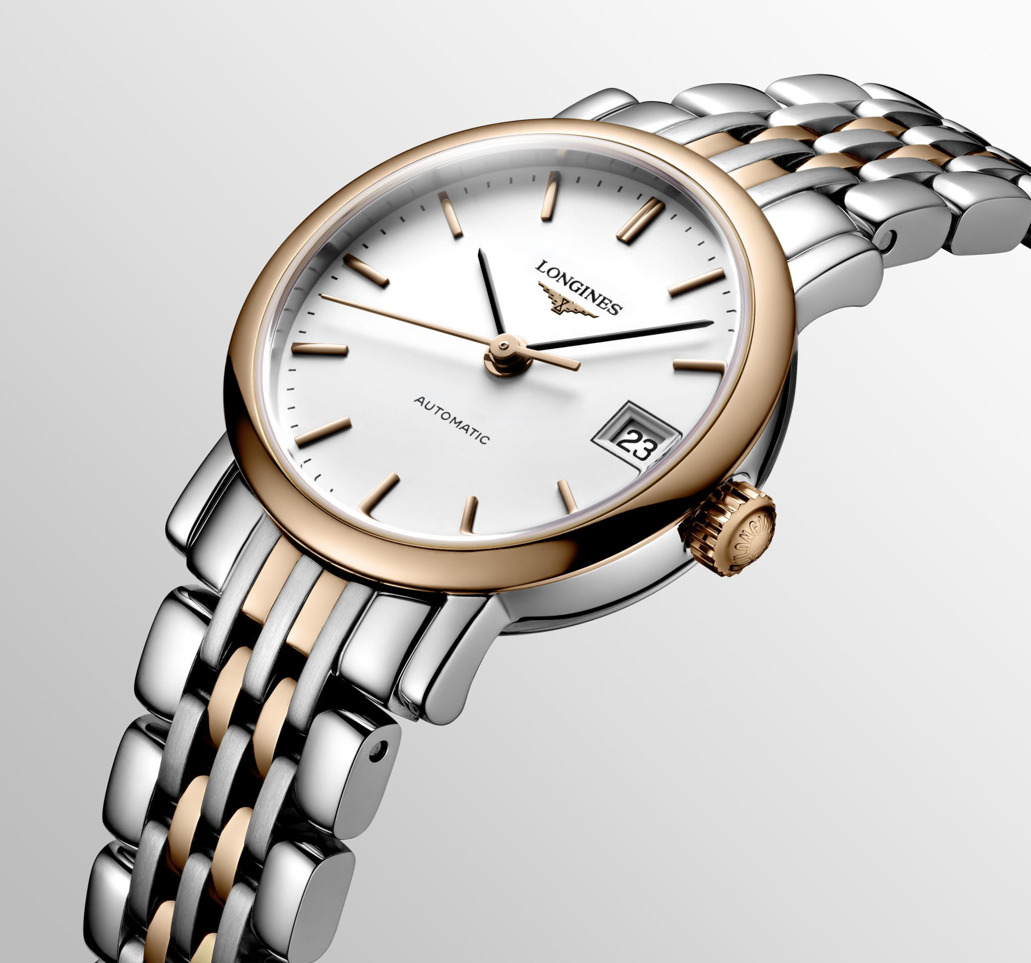 Оригинальные часы Longines Longines Elegant L4.309.5.12.7 механические калибр механизма l592 общий вид