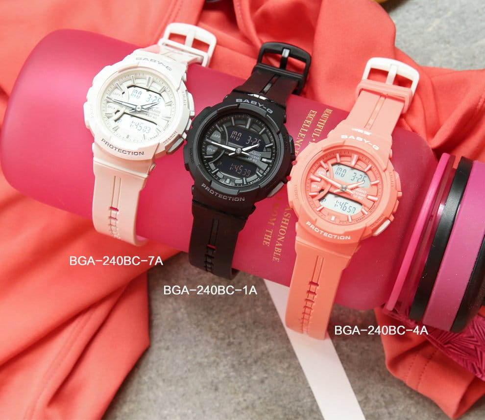 Casio Casio Baby-G BGA-240BC-7A , наручные женские часы фото под углом