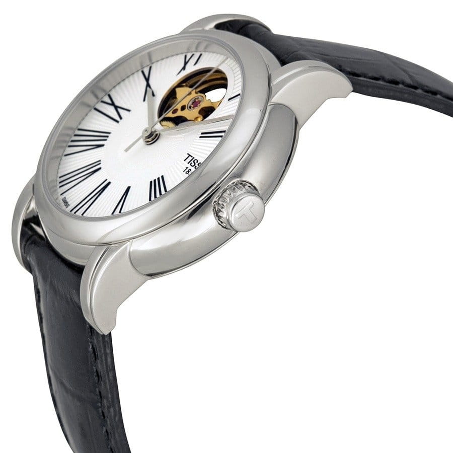 Tissot Tissot Lady Heart Automatic T050.207.16.033.00 Open Heart, наручные женские часы фото под углом