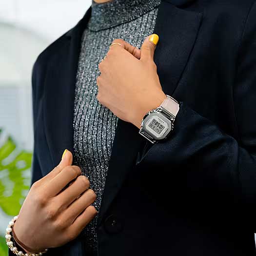 Оригинальные часы Casio Casio G-Shock GM-S5600SK-7DR (GM-S5600SK-7) электронные калибр механизма  общий вид