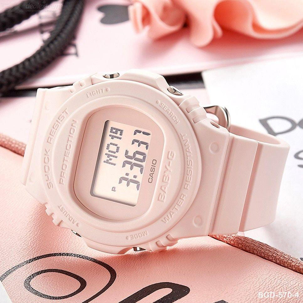 Casio Casio Baby-G BGD-570-4 , наручные женские часы фото под углом