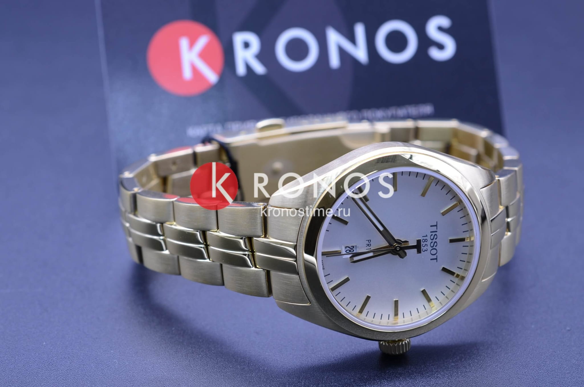 Tissot Tissot PR 100 Lady T101.210.33.031.00, t-classic швейцария женские часы на браслете сталь c pvd покрытием боковой вид