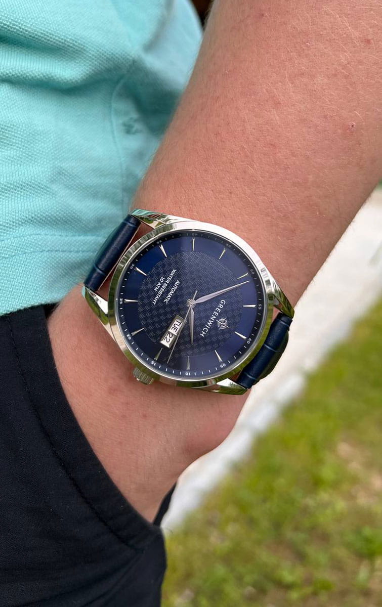 Greenwich Greenwich Good Luck Classic GW 074.16.36 , наручные мужские часы фото под углом