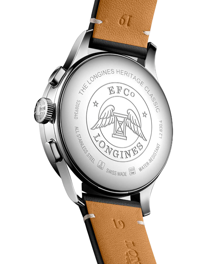 Longines Longines Heritage Classic L2.830.4.93.0 , наручные мужские часы фото под углом