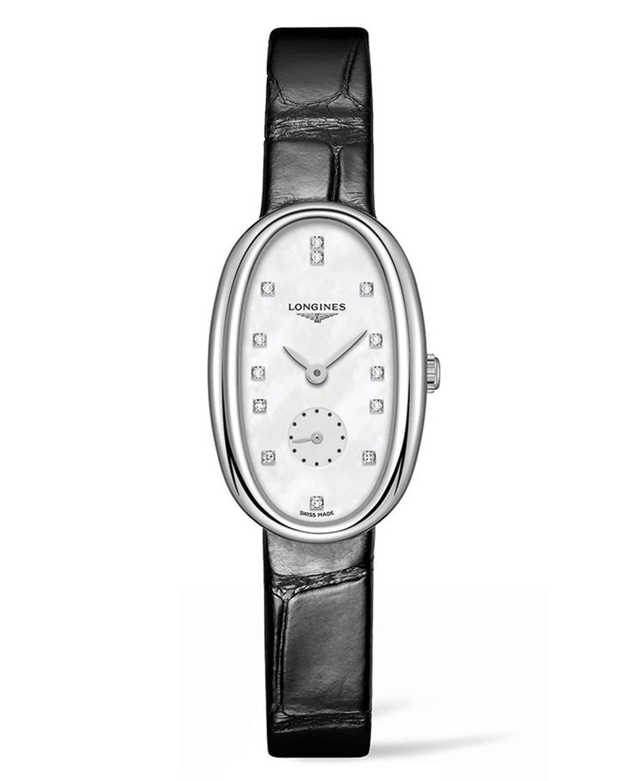 Longines Longines Symphonette L2.306.4.87.0  L23064870 кварцевые женские часы перламутровый циферблат, браслет нержавеющая сталь — вид спереди