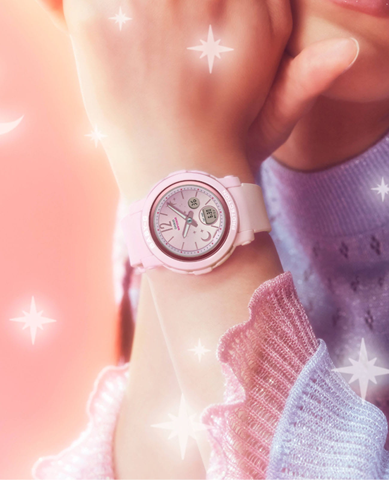 Casio Casio Baby-G BGA-290DS-4A , наручные женские часы фото под углом