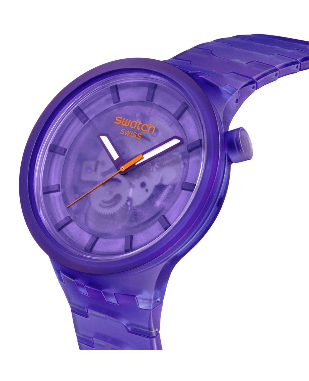 Swatch Swatch Big Bold Biosourced Lacquered SB05V103 , наручные мужские часы фото под углом
