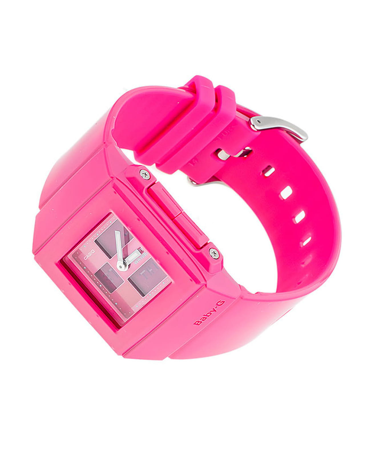 Casio Casio Baby-G BGA-200-4EDR, baby-g япония женские часы на браслете пластик боковой вид