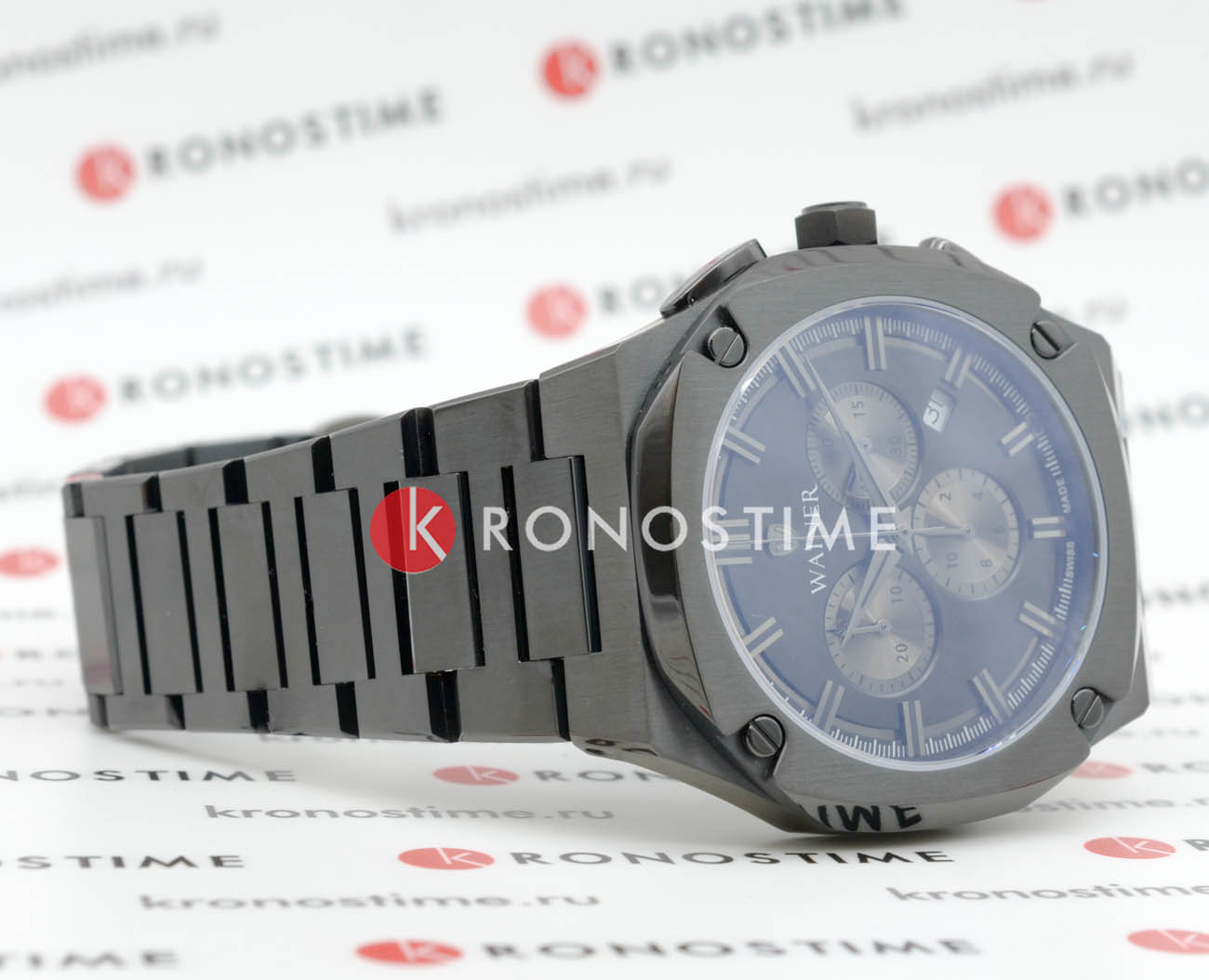 Оригинальные часы Wainer Wainer WA.10000-E кварцевые калибр механизма  общий вид