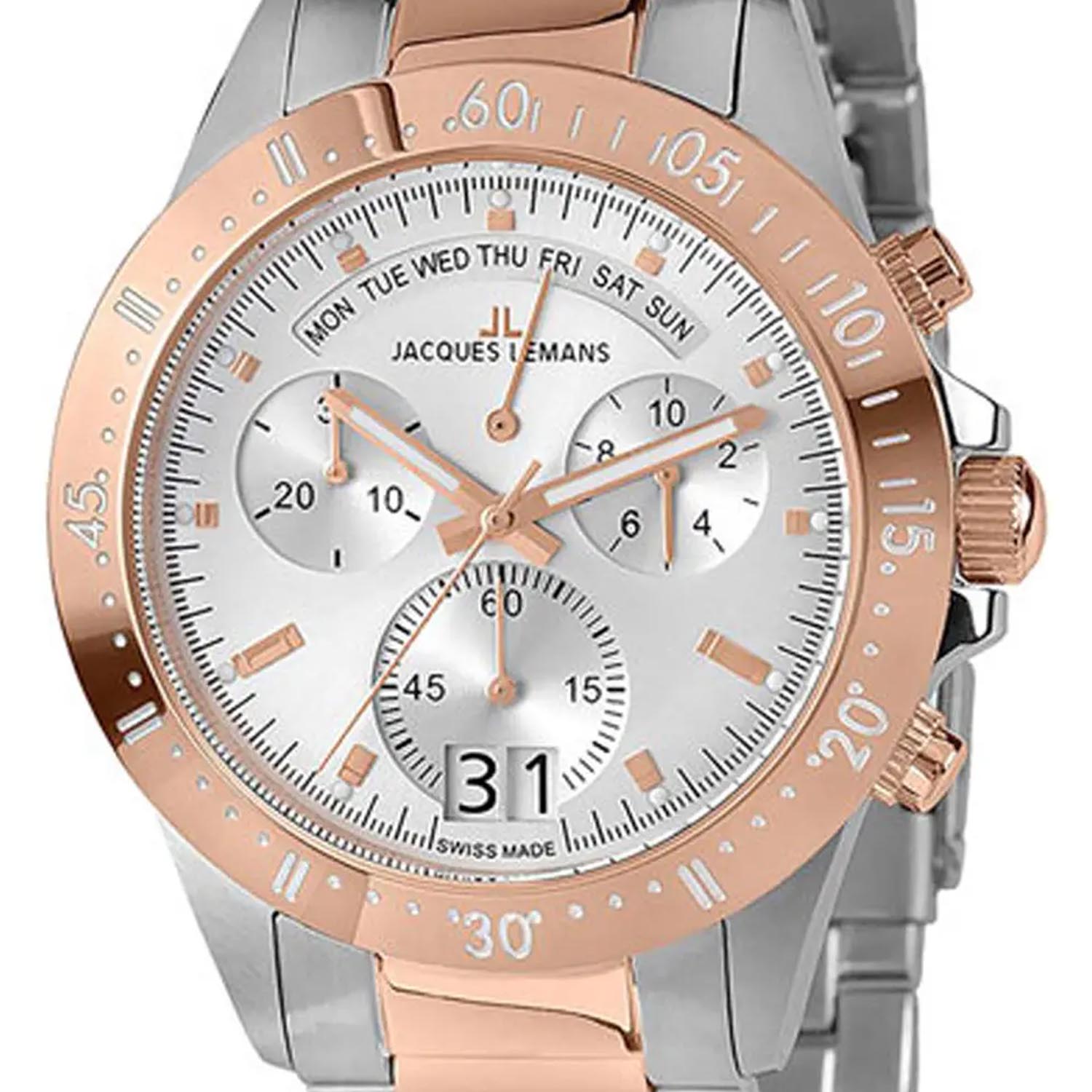 Jacques Lemans Jacques Lemans Sport 40-10B , наручные мужские часы фото под углом