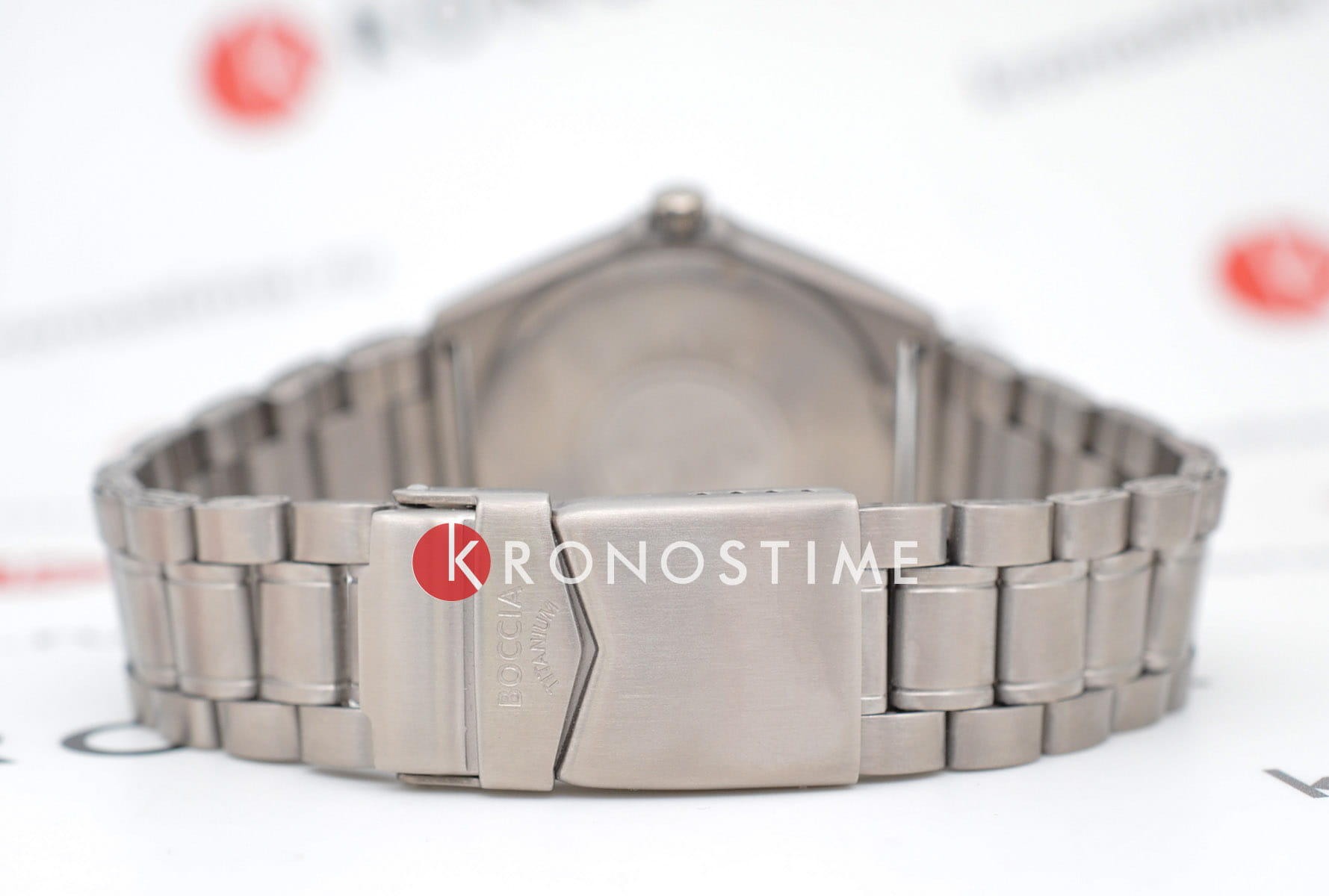 Boccia Titanium Boccia Titanium 3663-02 кварцевые мужские часы часы крупный план синий циферблата