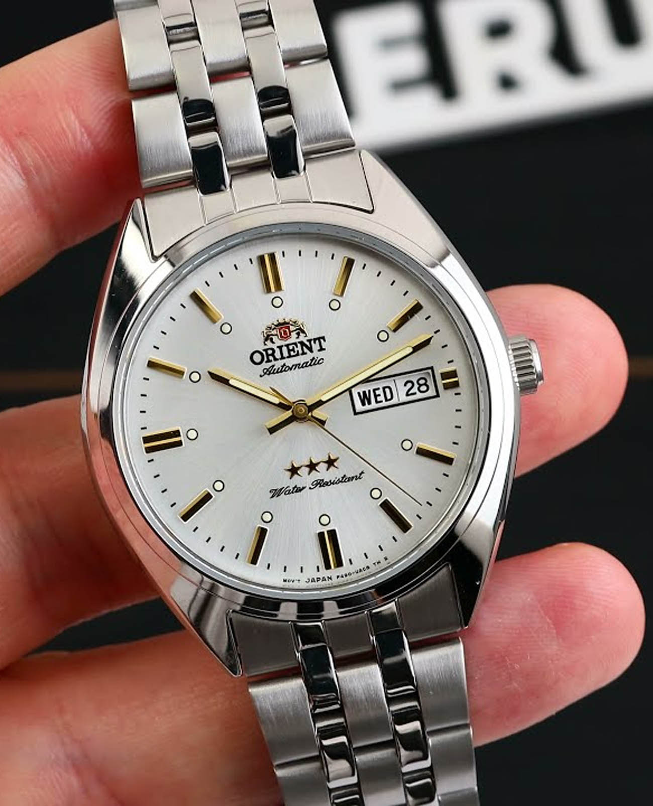 Orient Orient 3 Star RA-AB0E10S (RN-AB0E10S) , наручные мужские часы фото под углом