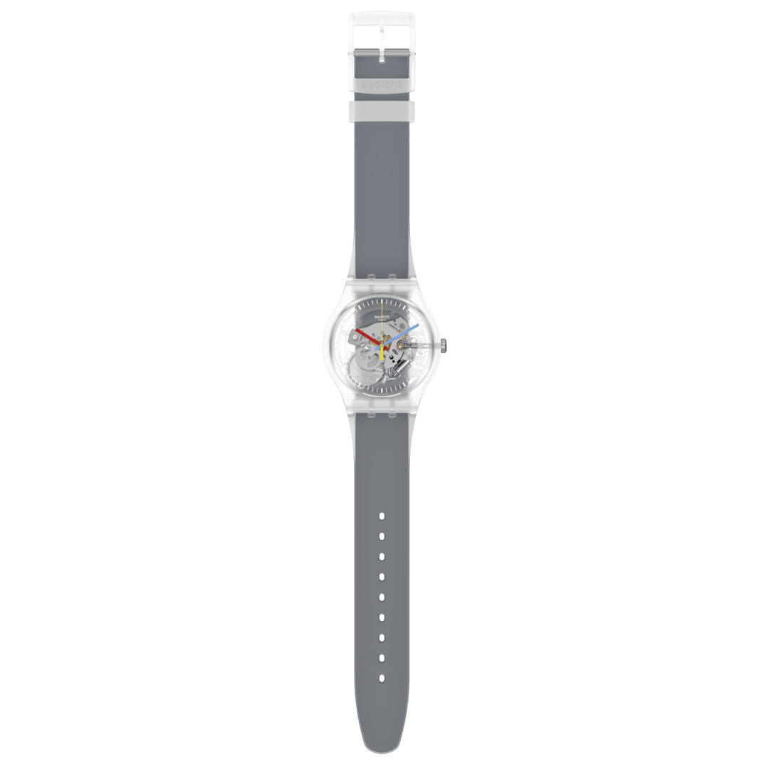 Swatch Swatch New Gent SUOK157 мужские часы прозрачный циферблат на запястье