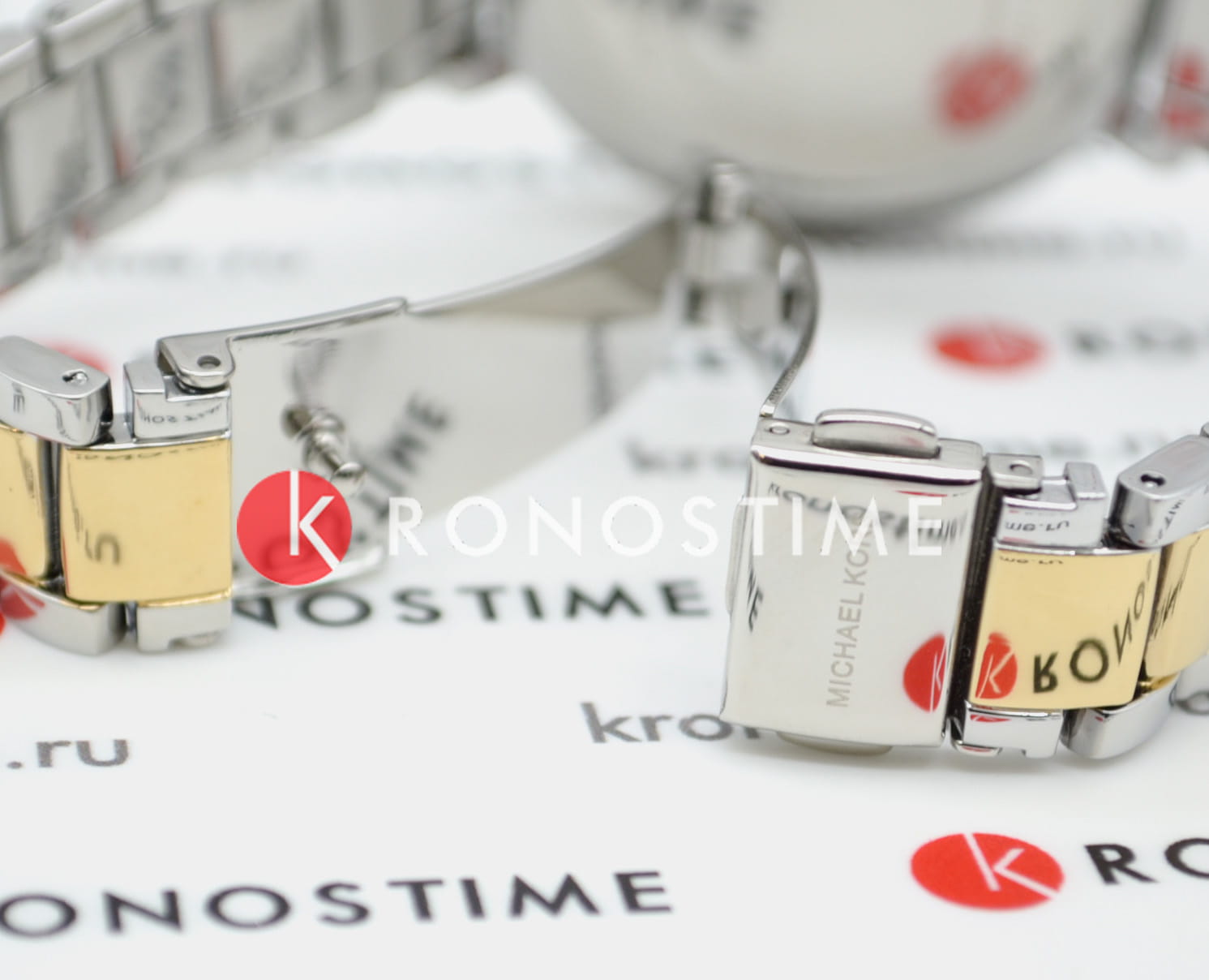 Michael Kors Michael Kors Runway Slim MK4595 кварцевые женские часы часы крупный план белый циферблата