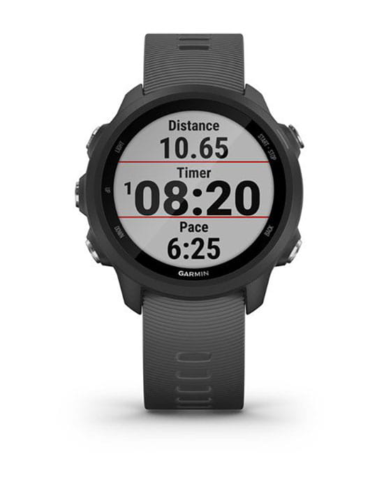 Garmin Garmin Forerunner 245 010-02120-10 электронные мужские часы часы крупный план цветной циферблата
