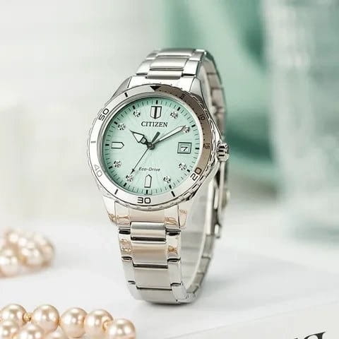 Оригинальные часы Citizen Citizen Eco-Drive FE6170-88L кварцевые калибр механизма citizen j810 общий вид