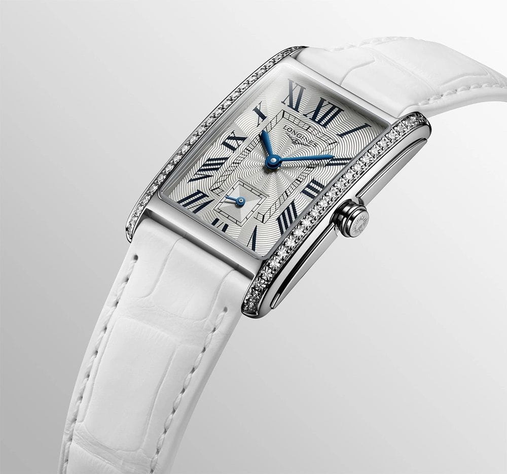 Longines Longines DolceVita L5.255.0.71.2  — детали корпуса и кожаный