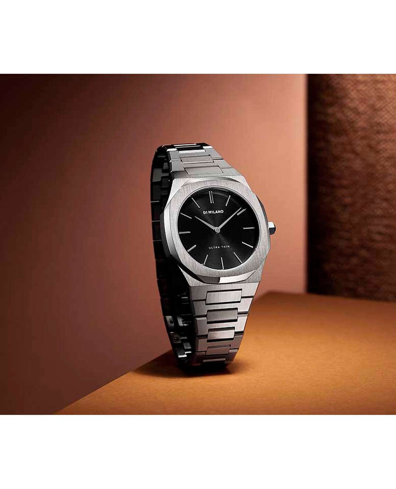 Оригинальные часы D1 Milano D1 Milano Ultra Thin UTBL05 кварцевые калибр механизма miyota 1l22 общий вид