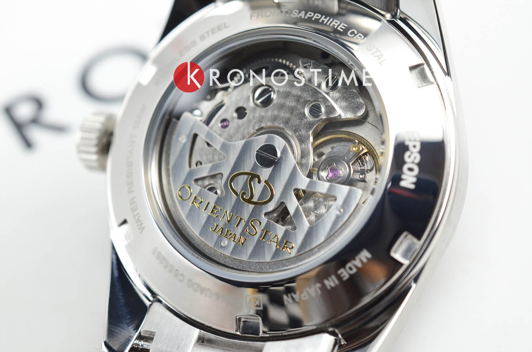 Orient Orient Star RE-AU0110N (RK-AU0110N)  - задняя крышка сталь металл корпуса, япония часы