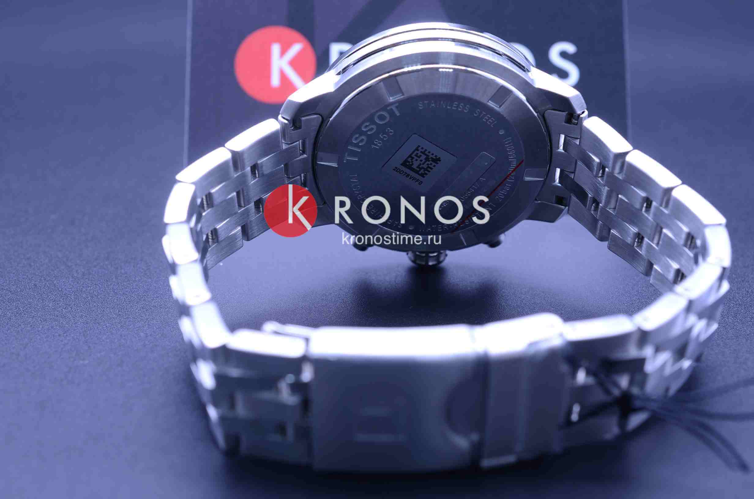 Tissot T0554171105700 мужские часы застежка крупным планом