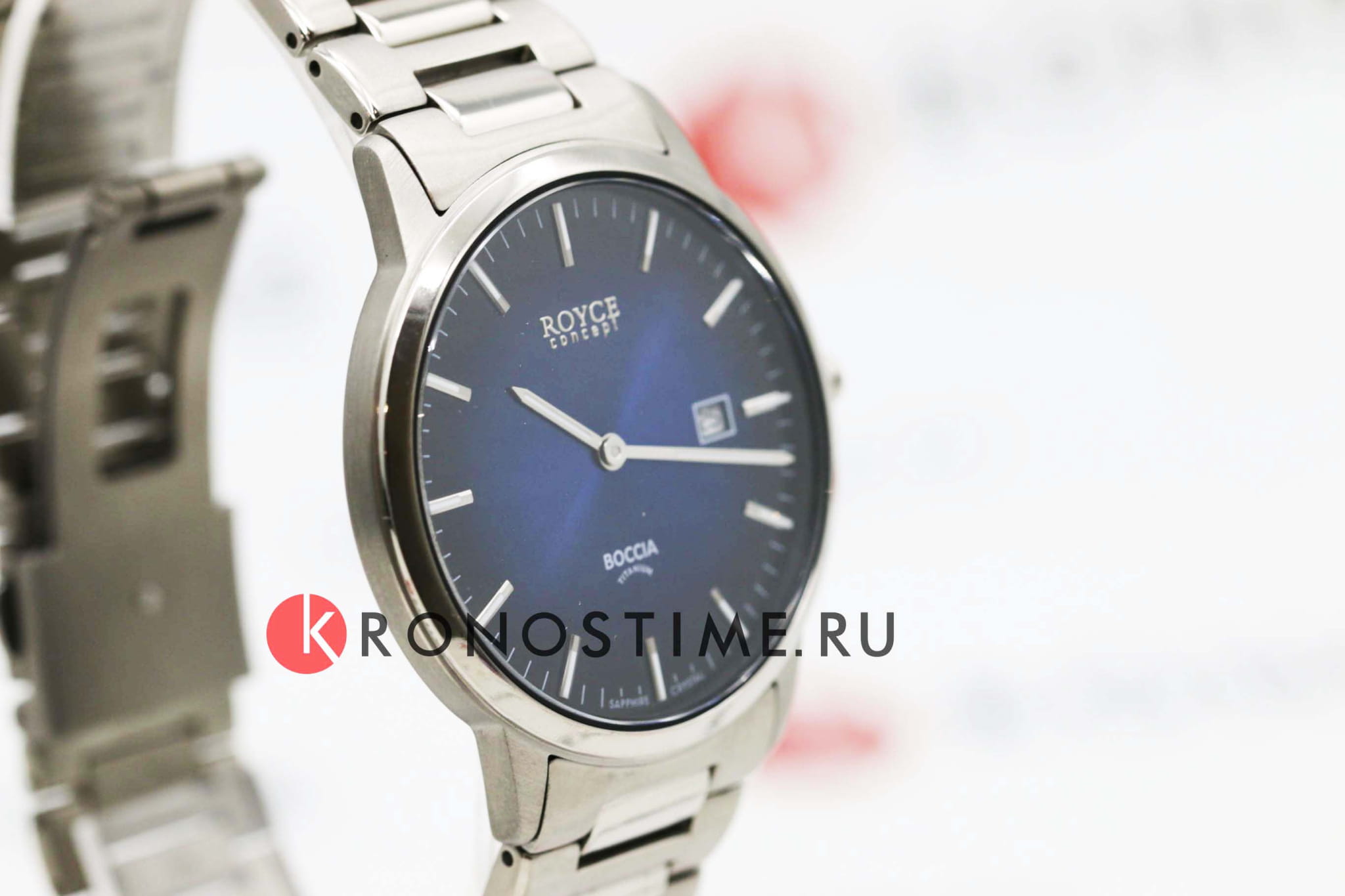 Оригинальные часы Boccia Titanium Boccia Titanium 3658-02 кварцевые калибр механизма  общий вид