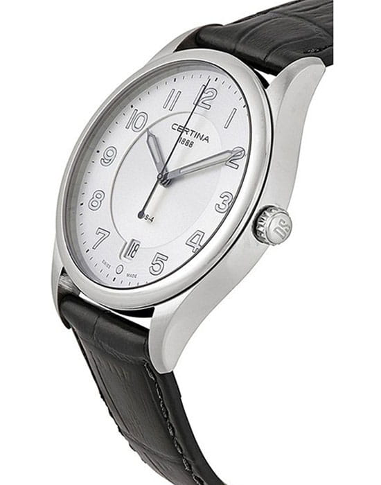 Certina Certina C022.410.16.030.00, ds podium швейцария мужские часы на браслете кожаный боковой вид