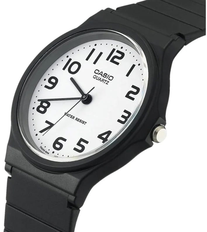 Casio MQ-24-7BLLEG мужские часы застежка крупным планом