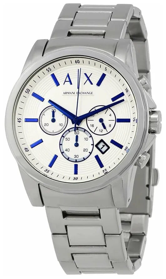 Armani Exchange Armani Exchange Outer Banks AX2510,  италия мужские часы на браслете нержавеющая сталь боковой вид