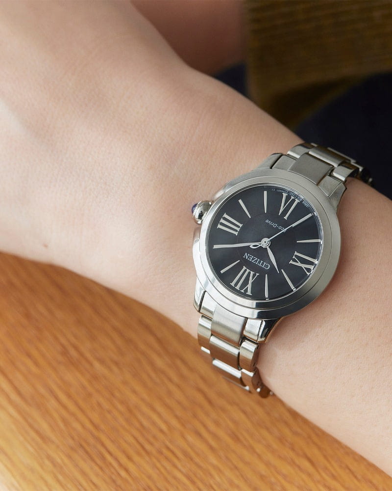 Citizen Citizen Citizen L EM1160-58E женские часы черный циферблат на запястье