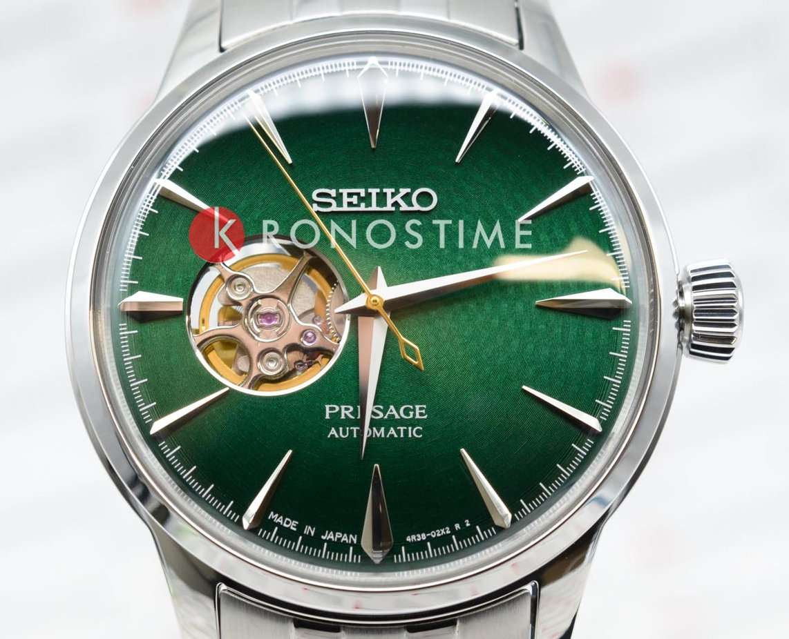 Seiko Seiko Presage SSA441J1, presage япония мужские часы на браслете нержавеющая сталь боковой вид