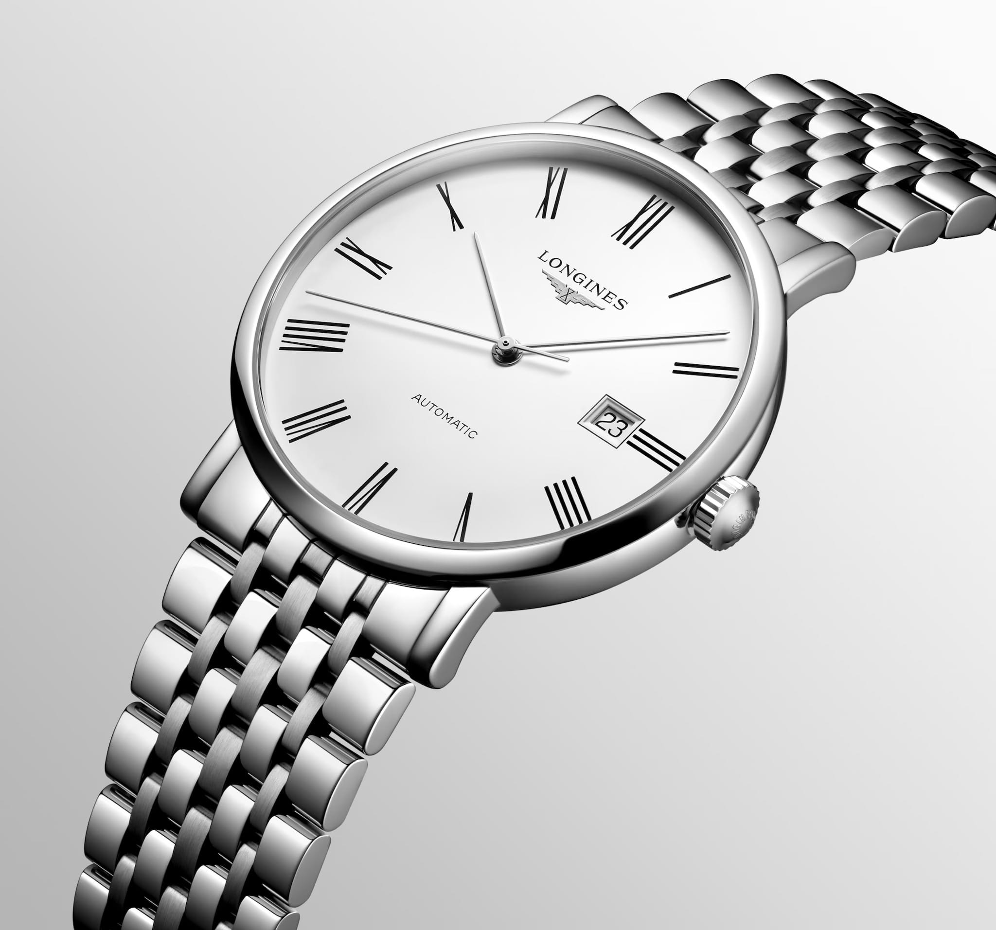 Оригинальные часы Longines Longines Elegant Collection L4.911.4.11.6 механические калибр механизма l888 общий вид
