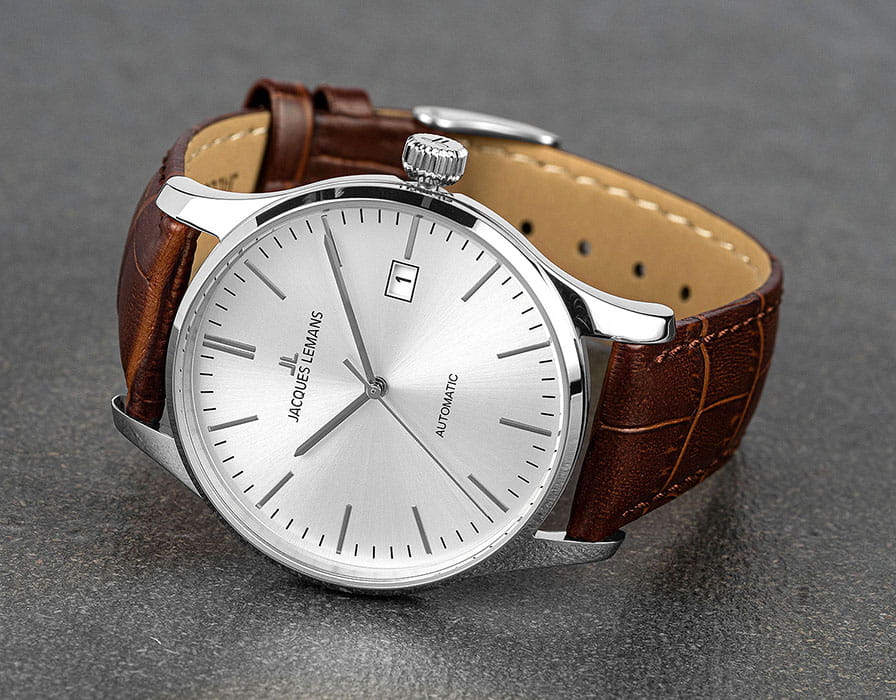 Jacques Lemans Jacques Lemans Classic 1-2073B, jl classic австрия мужские часы на браслете кожаный боковой вид