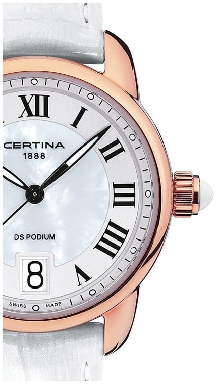 Оригинальные часы Certina Certina DS Podium C025.210.36.118.00 кварцевые калибр механизма eta f06.161 общий вид