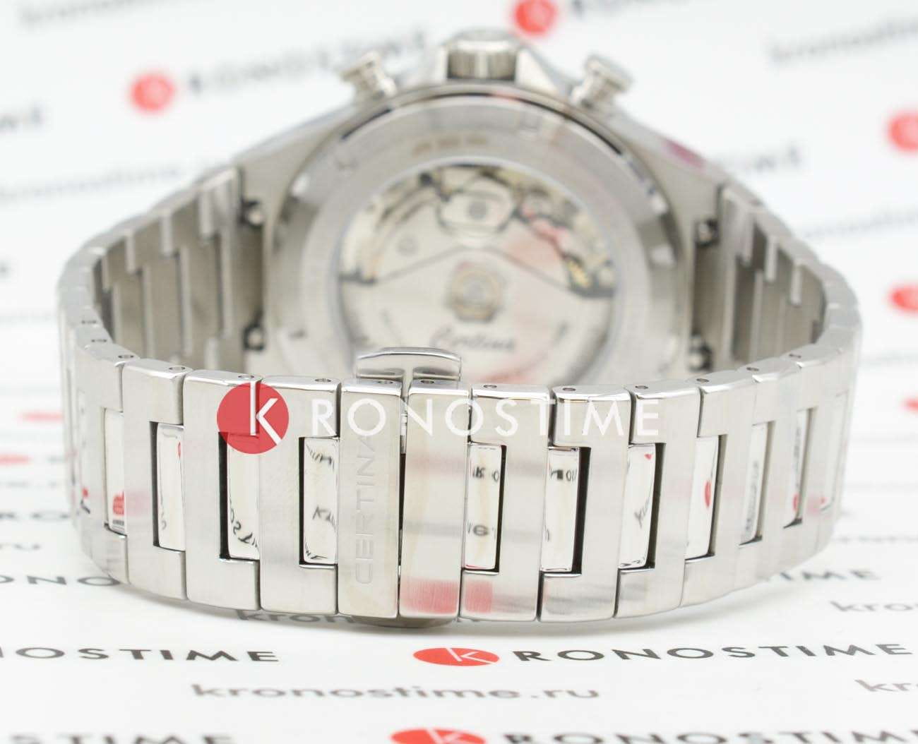 Certina Certina DS-7 Chrono Auto C043.427.11.041.00 механические мужские часы часы крупный план синий циферблата