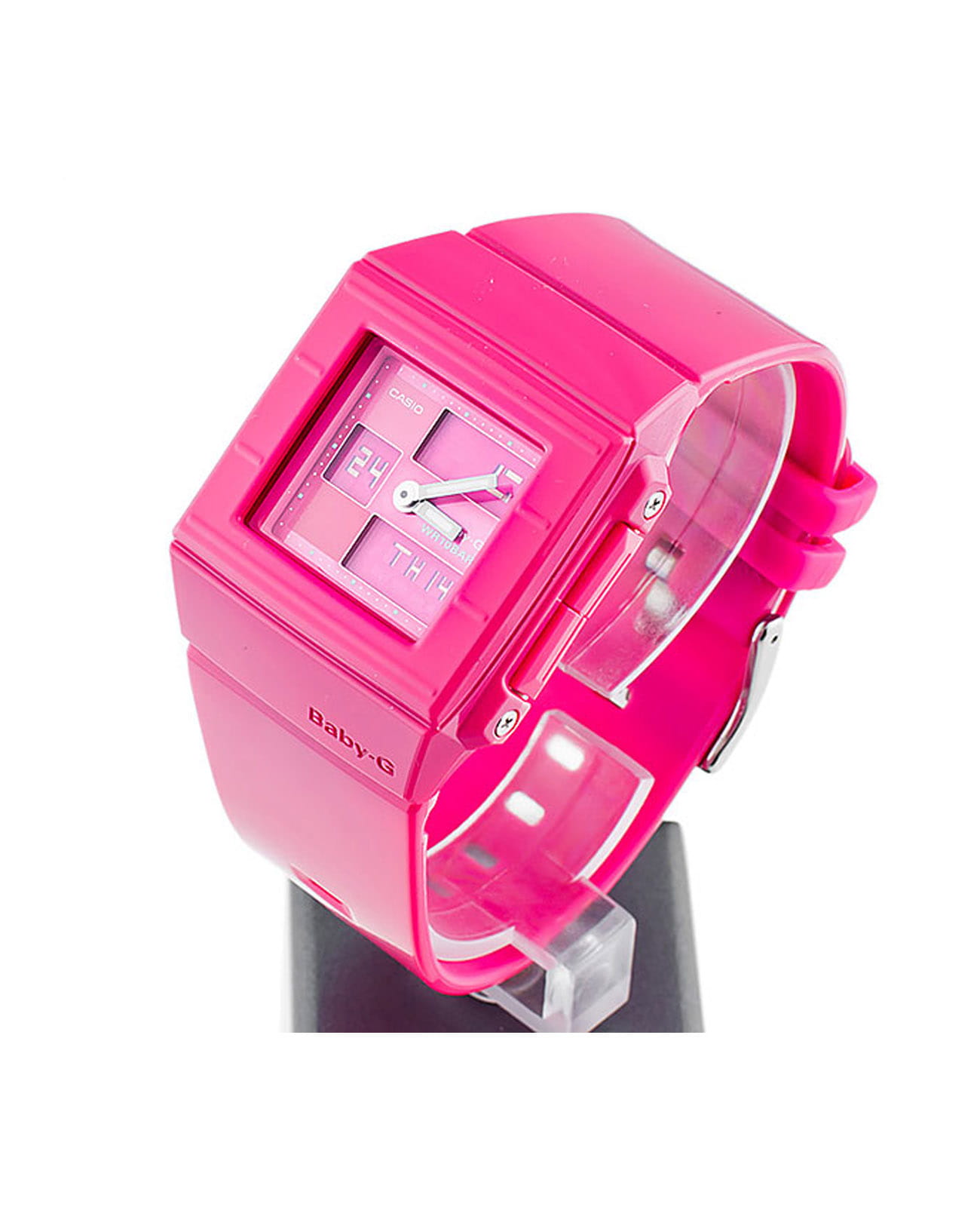 Casio Casio Baby-G BGA-200-4EDR женские часы розовый циферблат на запястье