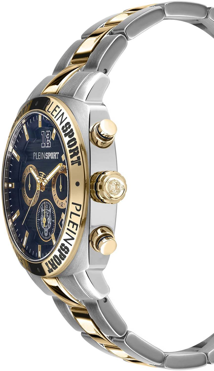 Plein Sport Plein Sport Wildcat PSGBA1223,  германия мужские часы на браслете сталь с ip покрытием боковой вид