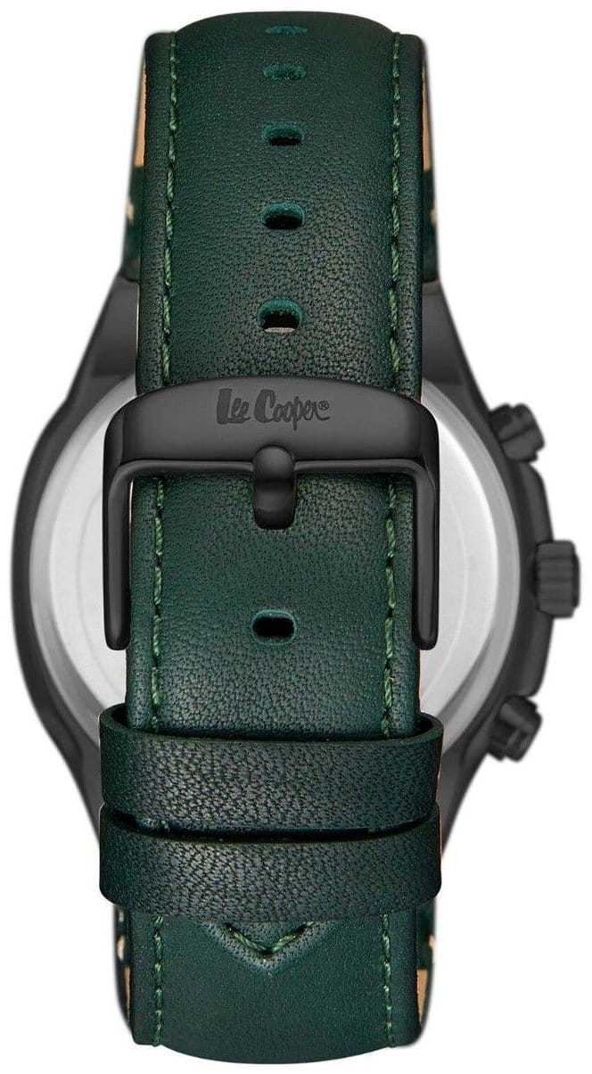 Lee Cooper Lee Cooper LC07992.077,  англия мужские часы на браслете кожаный боковой вид