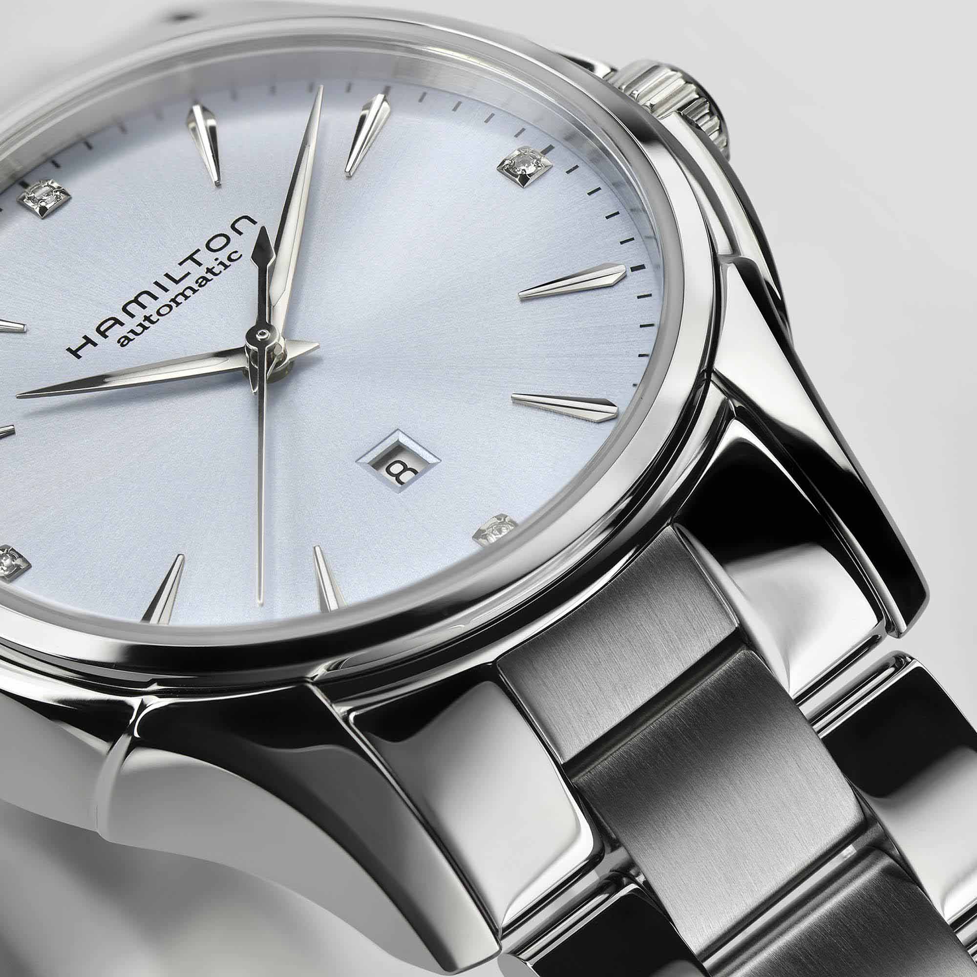 Hamilton Hamilton Jazzmaster Lady Auto H32315142 , наручные женские часы фото под углом
