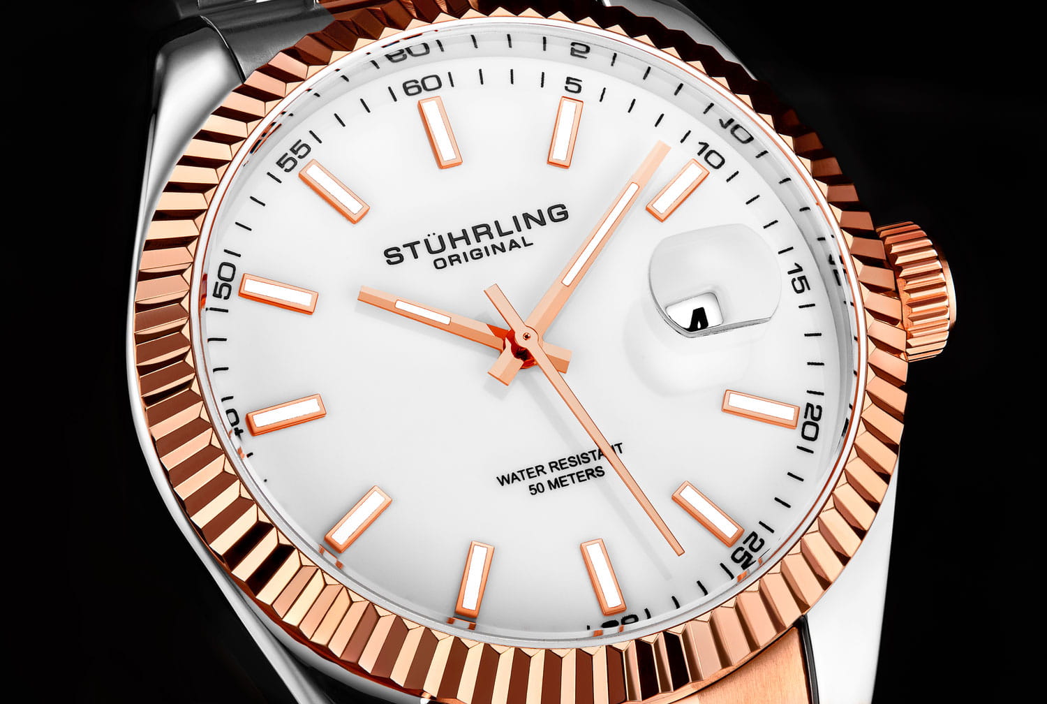 Stuhrling Stuhrling Symphony 3935.5 мужские часы белый циферблат на запястье