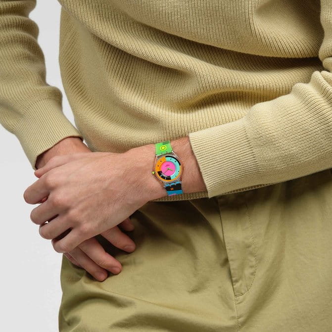 Swatch Swatch Skin Classic Biosourced SS08K119 кварцевые женские часы часы крупный план цветной циферблата