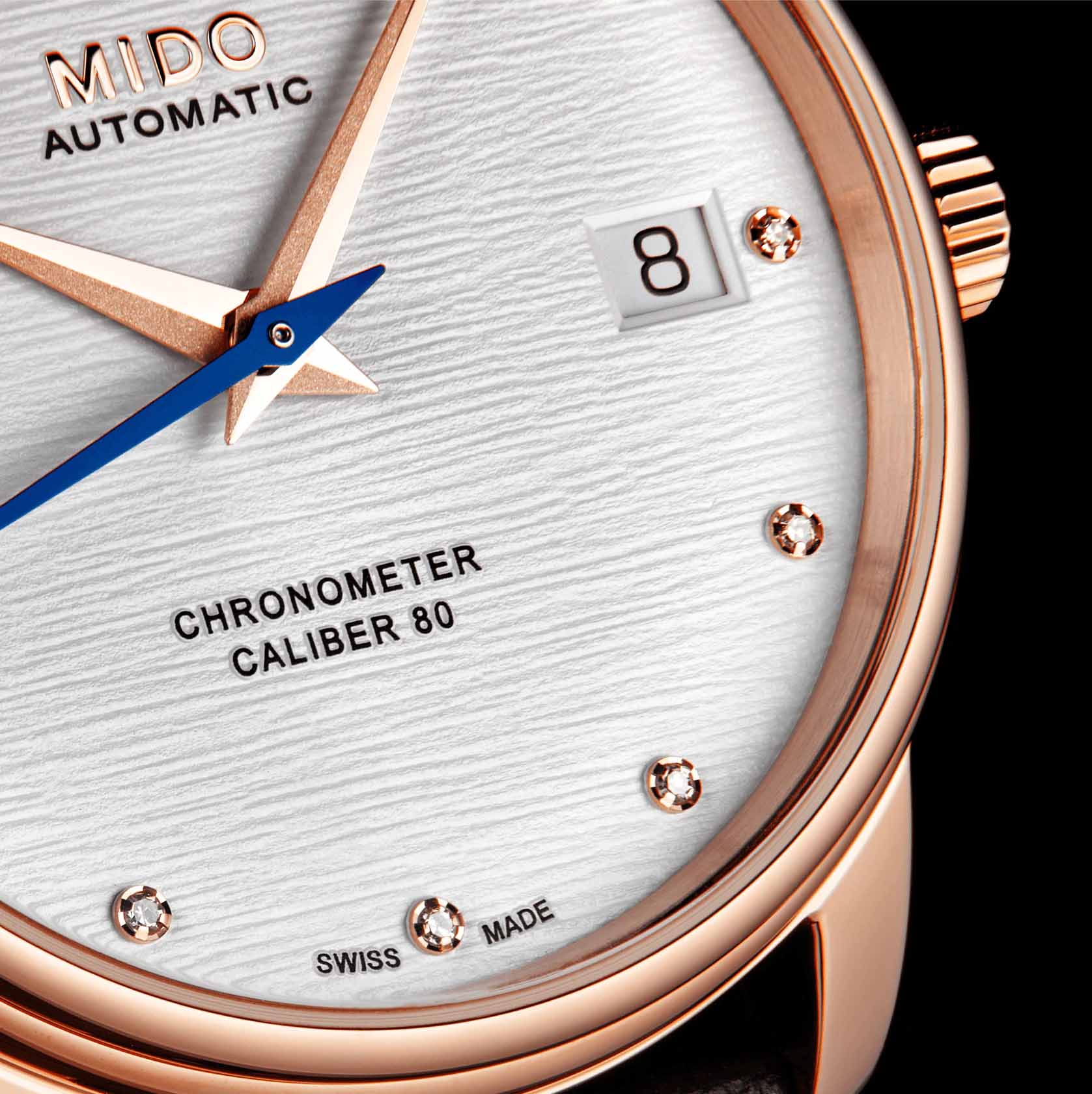 Mido Mido Baroncelli Chronometer M027.208.36.036.00 женские часы белый циферблат на запястье