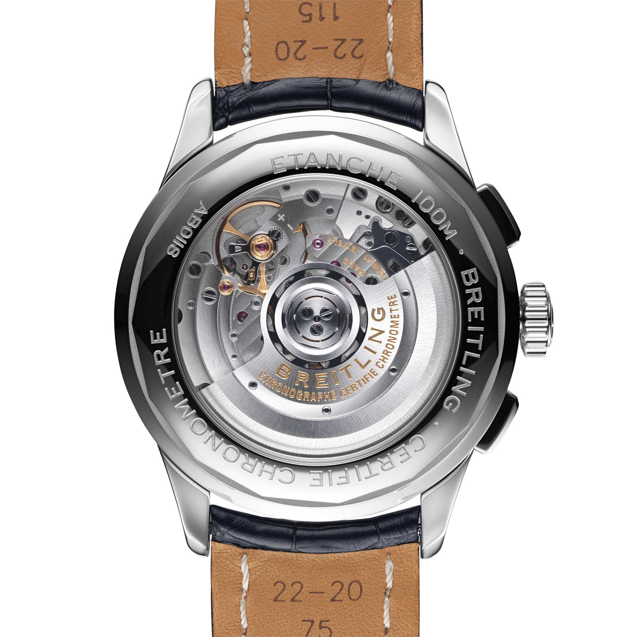 Оригинальные часы Breitling Breitling Premier B01 Chronograph 42 AB0118221C1P1 механические калибр механизма мануфактурный механизм breitling caliber b01 общий вид