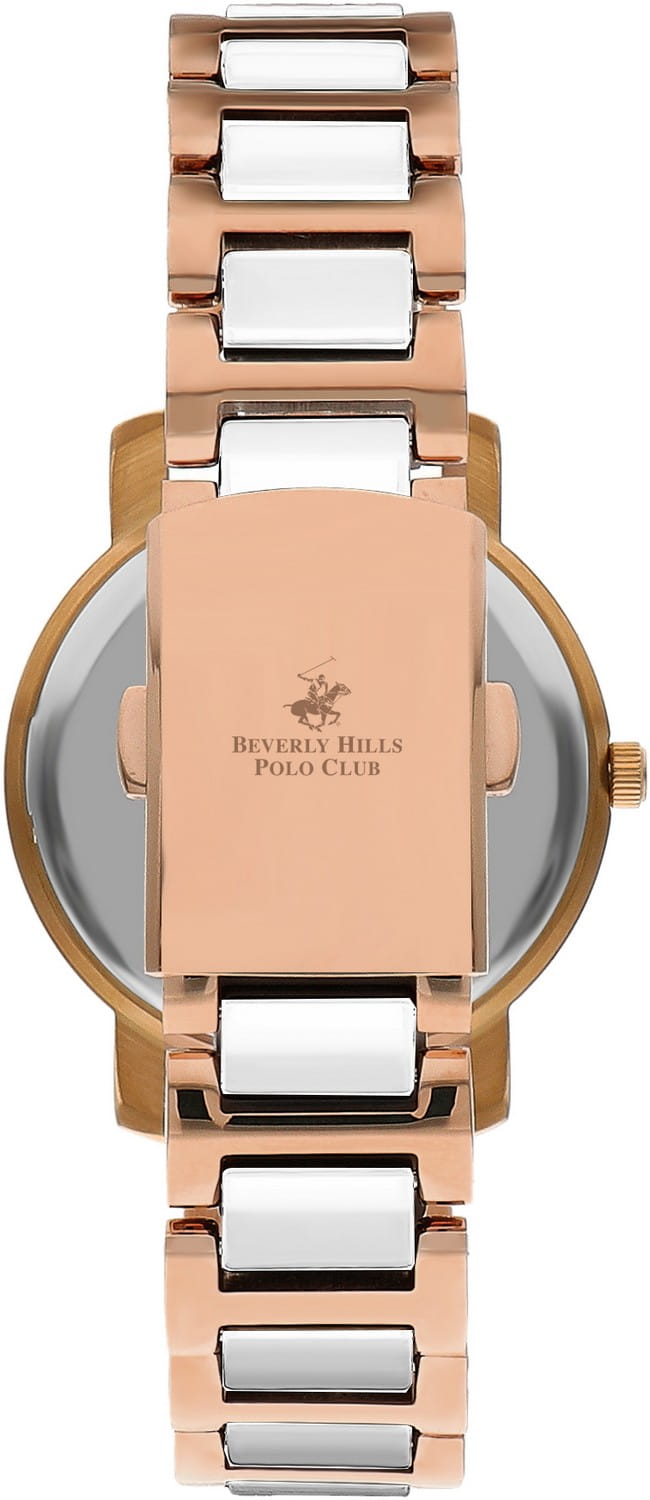 Beverly Hills Polo Club Beverly Hills Polo Club BP3349X.420,  сша женские часы на браслете сталь + ip + керамика боковой вид