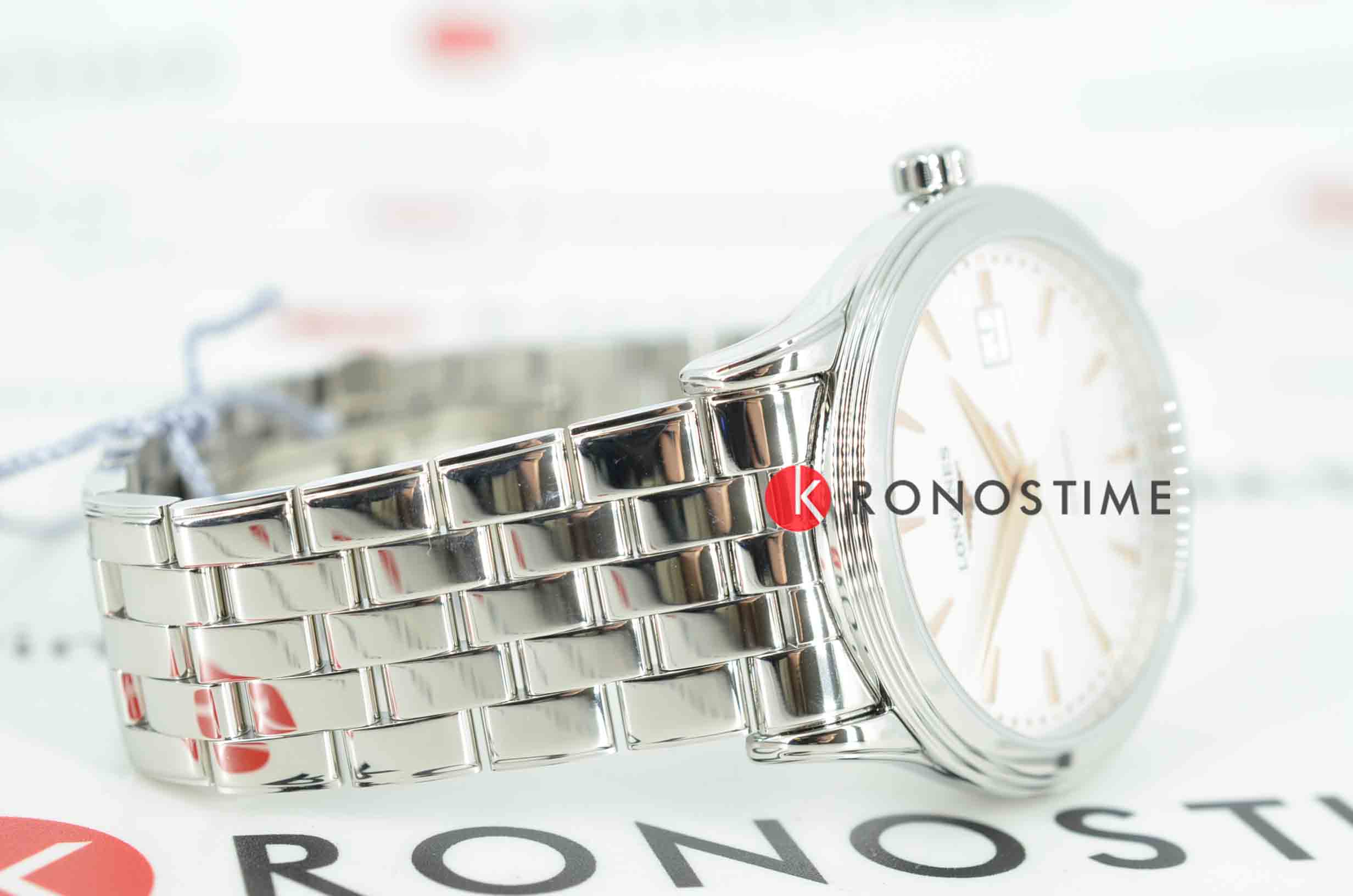 Оригинальные часы Longines Longines Flagship  L4.984.4.70.6 механические калибр механизма l888 общий вид