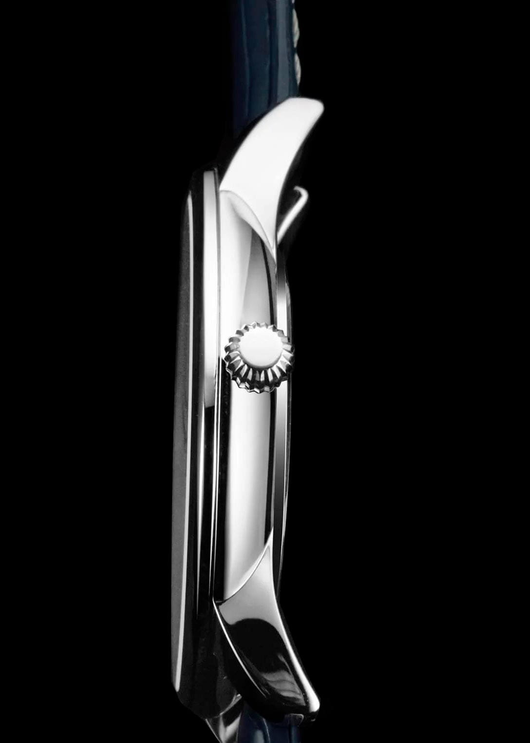Stuhrling Stuhrling Symphony 3997.3,  сша мужские часы на браслете кожаный боковой вид