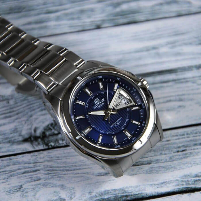 Оригинальные часы Casio Casio Edifice EF-129D-2A кварцевые калибр механизма  общий вид